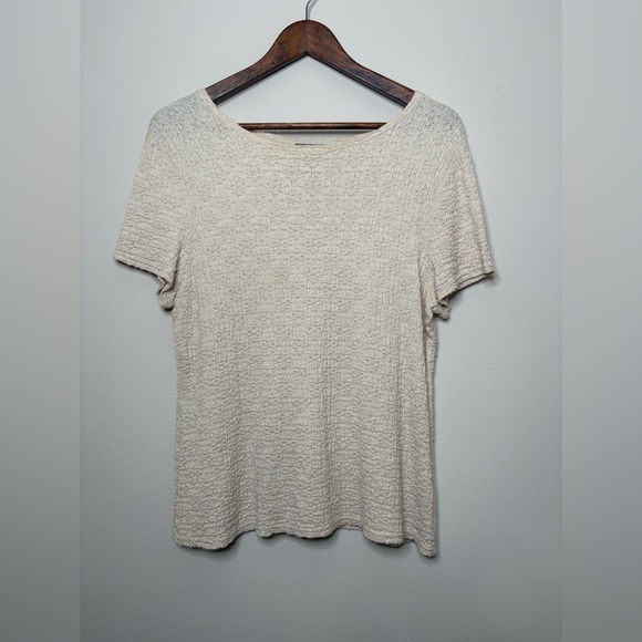 Croft & Barrow Beige Textured Knit Top - Picture 10 of 10